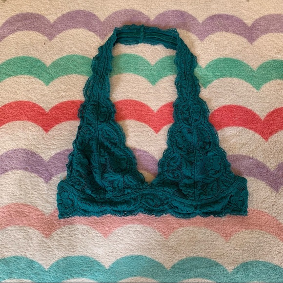 Aerie lace plunge bralette (with free halter bra) - Picture 8 of 10